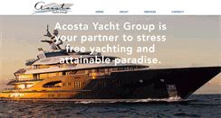 Desktop Screenshot of acostayachtgroup.com